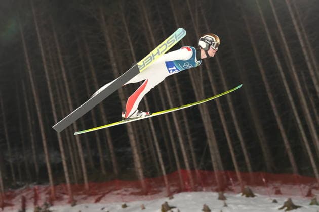 Winter Olympics in Milan Cortina 2026 Val di Fiemme, Italy 20260216. Kristoffer Eriksen Sundal during the Men s Super Team Jump Large Hill in the Predazzo Ski jumping, Skispringen, Ski, nordisch Stadium during the Winter Olympics in Milan Cortina 2026. Photo: Lise Aserud NTB Val di Fiemme Italy EDITORIAL USE ONLY. RESTRICTED USE FOR BETTING COMPANIES Ref:_SPOFRyLkZBZL8o.jpg *** Winter Olympics in Milan Cortina 2026 Val di Fiemme, Italy 20260216 Kristoffer Eriksen Sundal during the Men s Super Team Jump Large Hill in the Predazzo Ski Jumping Stadium during the Winter Olympics in Milan Cortina 2026 Photo Lise Aserud NTB Val di Fiemme Italy EDITORIAL USE ONLY RESTRICTED USE FOR BETTING COMPANIES  Copyright: xLisexAserudxx xNTBx