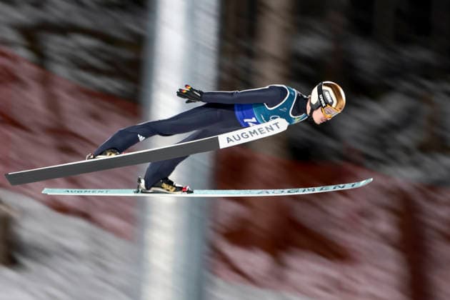 OLYMPICS - Winter Olympic Games, Olympische Spiele, Olympia, OS Milano Cortina 2026 PREDAZZO,ITALY,16.FEB.26 - OLYMPICS, Ski jumping, Skispringen, Ski, nordisch - Winter Olympic Games Milano Cortina 2026, large hill, Super Team, men. Image shows Philipp Raimund (GER).  GEPAxpictures xMatthiasxTrinkl
