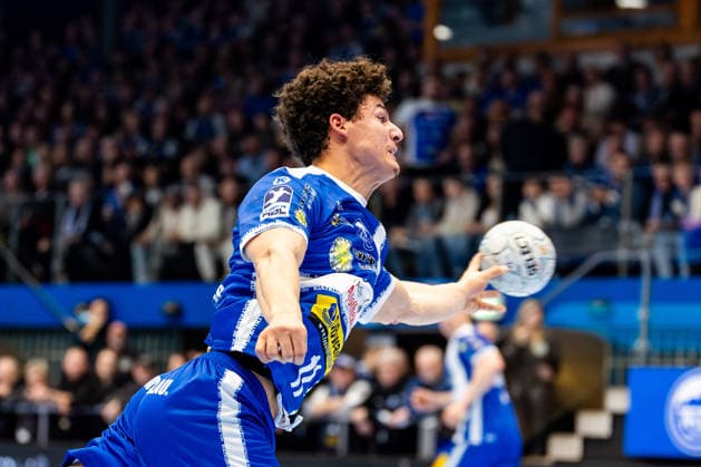 16 02 206, GER, Handball, Men, Season 25 26, Daikin 1 Bl, 21 Matchday, ThSV Eisenach Bergischer HC Gian Attenhofer ThSV Eisenach,11 99817 Eisenach Werner Assmann Halle Am Sportp Thueringen Germany