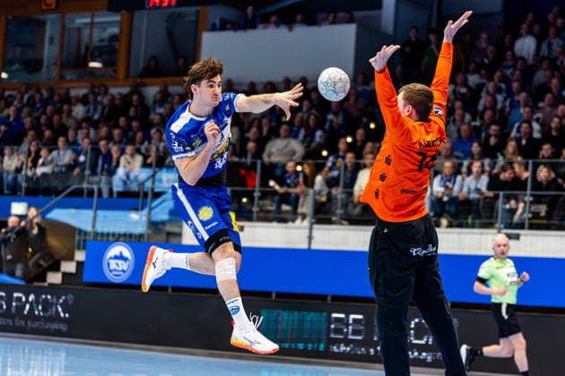 16 02 206, GER, Handball, Men, Season 25 26, Daikin 1 Bl, 21 Matchday, ThSV Eisenach Bergischer HC Stephan Seitz ThSV Eisenach,44 99817 Eisenach Werner Assmann Halle Am Sportp Thueringen Germany