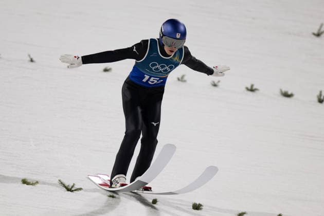 OLYMPICS - Winter Olympic Games, Olympische Spiele, Olympia, OS Milano Cortina 2026 PREDAZZO,ITALY,16.FEB.26 - OLYMPICS, Ski jumping, Skispringen, Ski, nordisch - Winter Olympic Games Milano Cortina 2026, large hill, Super Team, men. Image shows Ryoyu Kobayashi (JPN).  GEPAxpictures xOliverxLerch