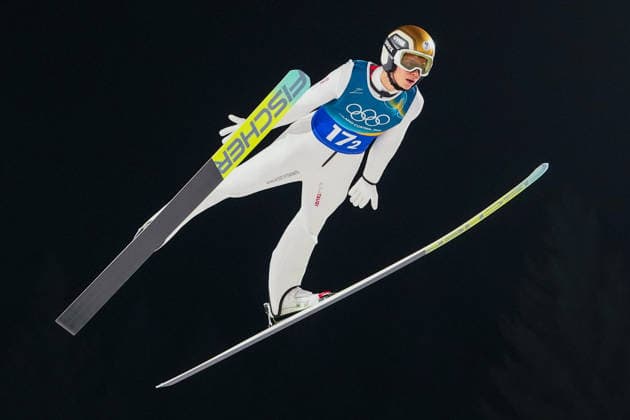 Winter Olympics in Milan Cortina 2026 Val di Fiemme, Italy 20260216. Austria s Stephan Embacher during the men s Super Team Jump Large Hill at the Predazzo Ski jumping, Skispringen, Ski, nordisch Stadium during the Winter Olympics in Milan Cortina 2026. Photo: Lise Aserud NTB Val di Fiemme Italy EDITORIAL USE ONLY. RESTRICTED USE FOR BETTING COMPANIES Ref:_SPOLv_GMNMbjR0.jpg *** Winter Olympics in Milan Cortina 2026 Val di Fiemme, Italy 20260216 Austria s Stephan Embacher during the men s Super Team Jump Large Hill at the Predazzo Ski Jumping Stadium during the Winter Olympics in Milan Cortina 2026 Photo Lise Aserud NTB Val di Fiemme Italy EDITORIAL USE ONLY RESTRICTED USE FOR BETTING COMPANIES  Copyright: xLisexAserudxx xNTBx