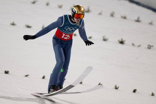 OLYMPICS - Winter Olympic Games, Olympische Spiele, Olympia, OS Milano Cortina 2026 PREDAZZO,ITALY,16.FEB.26 - OLYMPICS, Ski jumping, Skispringen, Ski, nordisch - Winter Olympic Games Milano Cortina 2026, large hill, Super Team, men. Image shows Pawel Wasek (POL).  GEPAxpictures xOliverxLerch
