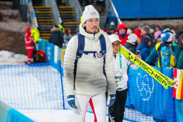 Winter Olympics in Milan Cortina 2026 Val di Fiemme, Italy 20260216. Johann Andre Forfang in the men s Super team jump large hill in the Predazzo Ski jumping, Skispringen, Ski, nordisch Stadium during the Winter Olympics in Milan Cortina 2026. Photo: Lise Aserud NTB Val di Fiemme Italy EDITORIAL USE ONLY. RESTRICTED USE FOR BETTING COMPANIES Ref:_SPOf1Bl8t9D8K4.jpg *** Winter Olympics in Milan Cortina 2026 Val di Fiemme, Italy 20260216 Johann Andre Forfang in the men s Super team jump large hill in the Predazzo Ski jumping Stadium during the Winter Olympics in Milan Cortina 2026 Photo Lise Aserud NTB Val di Fiemme Italy EDITORIAL USE ONLY RESTRICTED USE FOR BETTING COMPANIES  Copyright: xLisexAserudxx xNTBx