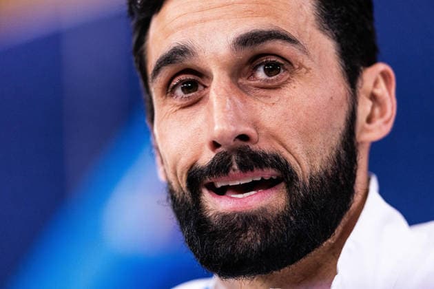 February 16, 2026, Lisbon, Lisbon, Portugal: Alvaro Arbeloa Head Coach of Real Madrid CF speaks to the media in press conference, PK, Pressekonferenz prior to the UEFA Champions League 2025 2026 game between SL Benfica and Real Madrid C.F. at Estadio da Luz on February 16, 2026 in Lisbon, Portugal. Soccer 2026: SL Benfica X Real Madrid CF  - ZUMAg283 20260216_zsp_g283_161 Copyright: xJoaoxGregoriox