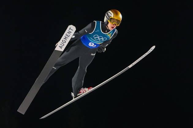 Winter Olympics in Milan Cortina 2026 Val di Fiemme, Italy 20260216. French Valentin Foubert in the men s Super team jump large hill in the Predazzo Ski jumping, Skispringen, Ski, nordisch Stadium during the Winter Olympics in Milan Cortina 2026. Photo: Lise Aserud NTB Val di Fiemme Italy EDITORIAL USE ONLY. RESTRICTED USE FOR BETTING COMPANIES Ref:_SPOfYxtuDyafLQ.jpg *** Winter Olympics in Milan Cortina 2026 Val di Fiemme, Italy 20260216 French Valentin Foubert in the men s Super team jump large hill in the Predazzo Ski jumping Stadium during the Winter Olympics in Milan Cortina 2026 Photo Lise Aserud NTB Val di Fiemme Italy EDITORIAL USE ONLY RESTRICTED USE FOR BETTING COMPANIES  Copyright: xLisexAserudxx xNTBx