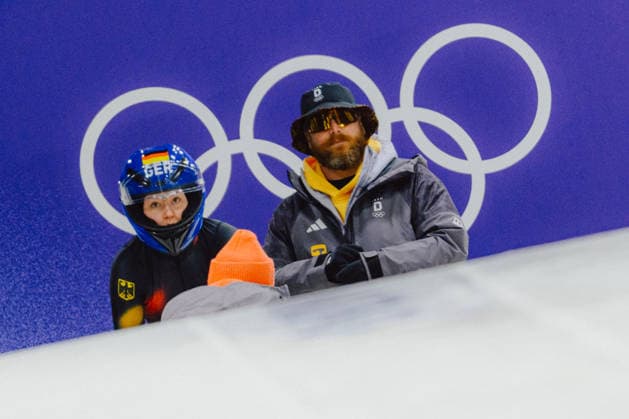 OLYMPICS - Winter Olympic Games, Olympische Spiele, Olympia, OS Milano Cortina 2026 CORTINA D AMPEZZO,ITALY,16.FEB.26 - OLYMPICS, BOBSLEIGH - Winter Olympic Games Milano Cortina 2026, monobob, women. Image shows Laura Nolte (GER).  GEPAxpictures xAlexanderxSolc