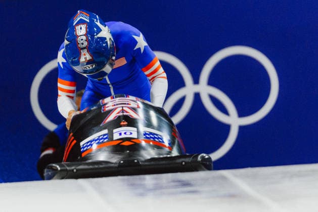 OLYMPICS - Winter Olympic Games, Olympische Spiele, Olympia, OS Milano Cortina 2026 CORTINA D AMPEZZO,ITALY,16.FEB.26 - OLYMPICS, BOBSLEIGH - Winter Olympic Games Milano Cortina 2026, monobob, women. Image shows Elana Meyers Taylor (USA).  GEPAxpictures xAlexanderxSolc