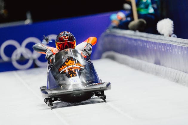 OLYMPICS - Winter Olympic Games, Olympische Spiele, Olympia, OS Milano Cortina 2026 CORTINA D AMPEZZO,ITALY,16.FEB.26 - OLYMPICS, BOBSLEIGH - Winter Olympic Games Milano Cortina 2026, monobob, women. Image shows Melissa Lotholz (CAN).  GEPAxpictures xAlexanderxSolc