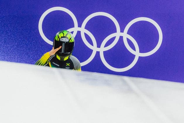OLYMPICS - Winter Olympic Games, Olympische Spiele, Olympia, OS Milano Cortina 2026 CORTINA D AMPEZZO,ITALY,16.FEB.26 - OLYMPICS, BOBSLEIGH - Winter Olympic Games Milano Cortina 2026, monobob, women. Image shows Mica Moore (JAM).  GEPAxpictures xAlexanderxSolc