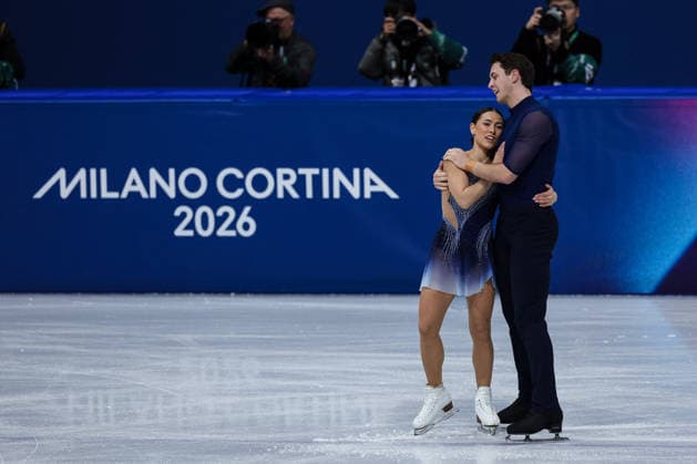 GIOCHI OLIMPICI - Olimpiadi Invernali Milano-Cortina 2026 - Figure skating, Eiskunstlauf - Pair Skating Anastasia VaPhoto by IPA ABACAPRESS.COMn-Law Luke Digby (GBR) during the Olympic Winter games, Winterspiele,Spiele, Summer games Milano-Cortina 2026, Pair Skating on February 16, 2026 at Milano Ice Skating Arena in Milan, Italy Cortina D Ampezzo Italy  Copyright: xIPAxSport ABACAx
