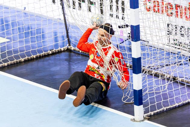 16 02 206, GER, Handball, Men, Season 25 26, Daikin 1 Bl, 21 Matchday, ThSV Eisenach Bergischer HC Silvio Heinevetter ThSV Eisenach,12 99817 Eisenach Werner Assmann Halle Am Sportp Thueringen Germany