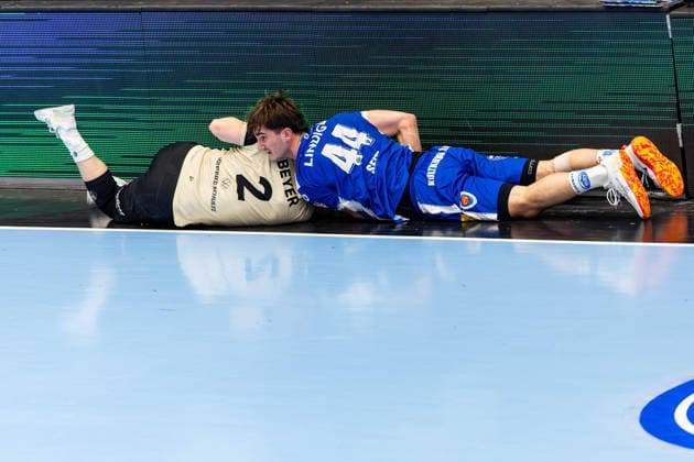 16 02 206, GER, Handball, Men, Season 25 26, Daikin 1 Bl, 21 Matchday, ThSV Eisenach Bergischer HC Noah Beyer Bergischer HC , Stephan Seitz ThSV Eisenach,44 99817 Eisenach Werner Assmann Halle Am Sportp Thueringen Germany