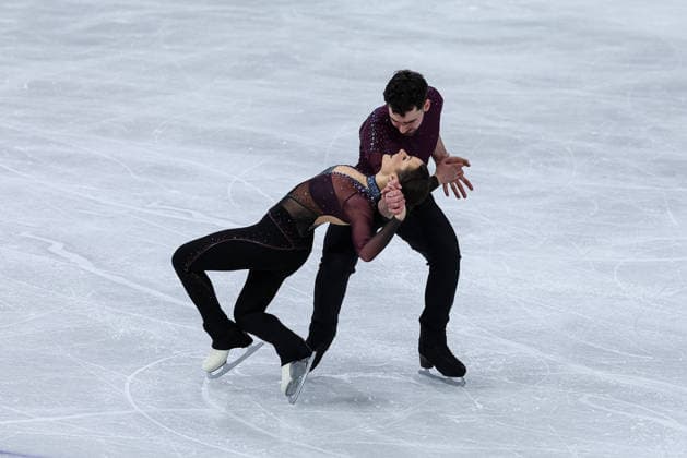 GIOCHI OLIMPICI - Olimpiadi Invernali Milano-Cortina 2026 - Figure skating, Eiskunstlauf - Pair Skating Annika Hocke Robert Kunkel (GER) during the Olympic Winter games, Winterspiele,Spiele, Summer games Milano-Cortina 2026, Pair Skating on February 16, 2026 at Milano Ice Skating Arena in Milan, Italy Cortina D Ampezzo Italy  Copyright: xIPAxSport ABACAx