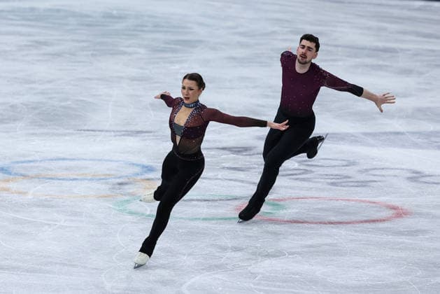 GIOCHI OLIMPICI - Olimpiadi Invernali Milano-Cortina 2026 - Figure skating, Eiskunstlauf - Pair Skating Annika Hocke Robert Kunkel (GER) during the Olympic Winter games, Winterspiele,Spiele, Summer games Milano-Cortina 2026, Pair Skating on February 16, 2026 at Milano Ice Skating Arena in Milan, Italy Cortina D Ampezzo Italy  Copyright: xIPAxSport ABACAx