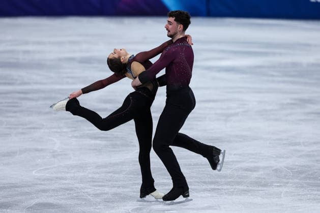 GIOCHI OLIMPICI - Olimpiadi Invernali Milano-Cortina 2026 - Figure skating, Eiskunstlauf - Pair Skating Annika Hocke Robert Kunkel (GER) during the Olympic Winter games, Winterspiele,Spiele, Summer games Milano-Cortina 2026, Pair Skating on February 16, 2026 at Milano Ice Skating Arena in Milan, Italy Cortina D Ampezzo Italy  Copyright: xIPAxSport ABACAx