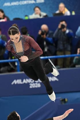 HOCKE Annika KUNKEL Robert (GER) during Figure skating, Eiskunstlauf Olympic Winter games, Winterspiele,Spiele, Summer games Milano-Cortina 2026 in Milano, Italy, February 16 2026  Copyright: xFilippoxTomasi IPAxSportx xipa-agency.netx xx IPA_71619131 IPA_Agency_IPA71619131