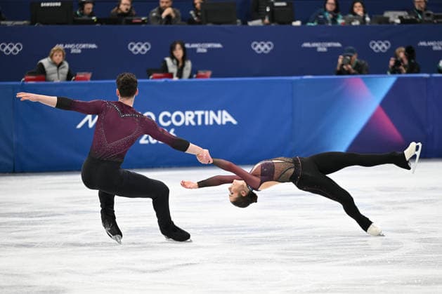 HOCKE Annika KUNKEL Robert (GER) during Figure skating, Eiskunstlauf Olympic Winter games, Winterspiele,Spiele, Summer games Milano-Cortina 2026 in Milano, Italy, February 16 2026  Copyright: xFilippoxTomasi IPAxSportx xipa-agency.netx xx IPA_71619177 IPA_Agency_IPA71619177