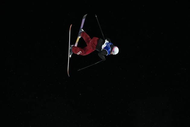 February 16, 2026, Livigno, Italy: Canada s Naomi Urness warms up ahead of the women s freeski big air final at the Milano Cortina 2026 Winter Olympic Games, Olympische Spiele, Olympia, OS in Livigno, Italy on Monday, Feb. 16, 2026. Canada News - February 16, 2026  - ZUMAc35_ 20260216_zaf_c35_126 Copyright: xSeanxKilpatrickx