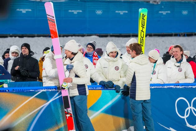 Winter Olympics in Milan Cortina 2026 Val di Fiemme, Italy 20260216. Kristoffer Eriksen Sundal during the Men s Super Team Jump Large Hill in the Predazzo Ski jumping, Skispringen, Ski, nordisch Stadium during the Winter Olympics in Milan Cortina 2026. Photo: Lise Aserud NTB Val di Fiemme Italy EDITORIAL USE ONLY. RESTRICTED USE FOR BETTING COMPANIES Ref:_SPOF1Zv0TMHds8.jpg *** Winter Olympics in Milan Cortina 2026 Val di Fiemme, Italy 20260216 Kristoffer Eriksen Sundal during the Men s Super Team Jump Large Hill in the Predazzo Ski Jumping Stadium during the Winter Olympics in Milan Cortina 2026 Photo Lise Aserud NTB Val di Fiemme Italy EDITORIAL USE ONLY RESTRICTED USE FOR BETTING COMPANIES  Copyright: xLisexAserudxx xNTBx