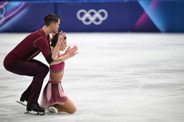 AKOPOVA Karina RAKHMANIN Nikita (ARM) during Figure skating, Eiskunstlauf Olympic Winter games, Winterspiele,Spiele, Summer games Milano-Cortina 2026 in Milano, Italy, February 16 2026  Copyright: xFilippoxTomasi IPAxSportx xipa-agency.netx xx IPA_71619168 IPA_Agency_IPA71619168