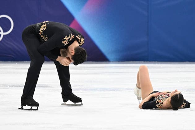 GHILARDI Rebecca AMBROSINI Filippo (ITA) during Figure skating, Eiskunstlauf Olympic Winter games, Winterspiele,Spiele, Summer games Milano-Cortina 2026 in Milano, Italy, February 16 2026  Copyright: xFilippoxTomasi IPAxSportx xipa-agency.netx xx IPA_71619185 IPA_Agency_IPA71619185
