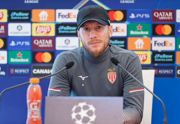 La Turbie, France February 16, 2026 UEFA Champions League 2025 26 AS Monaco Paris Saint Germain PSG Press Conference with Head Coach Sebastien Pocognoli UEFA Champions League 2025 26 AS Monaco vs PSG Paris