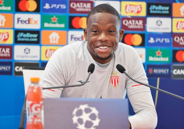 La Turbie, France February 16, 2026 UEFA Champions League 2025 26 AS Monaco Paris Saint Germain PSG Press Conference with Denis Zakaria UEFA Champions League 2025 26 AS Monaco vs PSG Paris