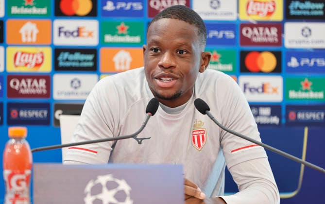La Turbie, France February 16, 2026 UEFA Champions League 2025 26 AS Monaco Paris Saint Germain PSG Press Conference with Denis Zakaria UEFA Champions League 2025 26 AS Monaco vs PSG Paris