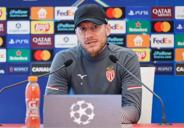 La Turbie, France February 16, 2026 UEFA Champions League 2025 26 AS Monaco Paris Saint Germain PSG Press Conference with Head Coach Sebastien Pocognoli UEFA Champions League 2025 26 AS Monaco vs PSG Paris