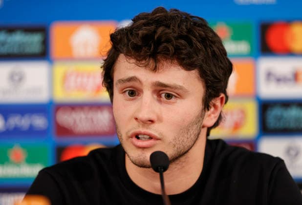 La Turbie, France February 16, 2026 UEFA Champions League 2025 26 AS Monaco Paris Saint Germain PSG Press Conference with Joao Pedro Goncalves Neves PSG UEFA Champions League 2025 26 AS Monaco vs PSG Paris