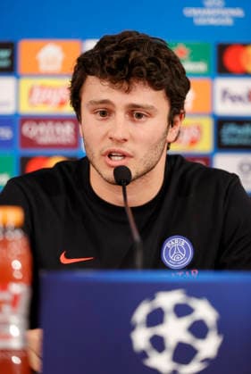 La Turbie, France February 16, 2026 UEFA Champions League 2025 26 AS Monaco Paris Saint Germain PSG Press Conference with Joao Pedro Goncalves Neves PSG UEFA Champions League 2025 26 AS Monaco vs PSG Paris