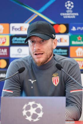 La Turbie, France February 16, 2026 UEFA Champions League 2025 26 AS Monaco Paris Saint Germain PSG Press Conference with Head Coach Sebastien Pocognoli UEFA Champions League 2025 26 AS Monaco vs PSG Paris