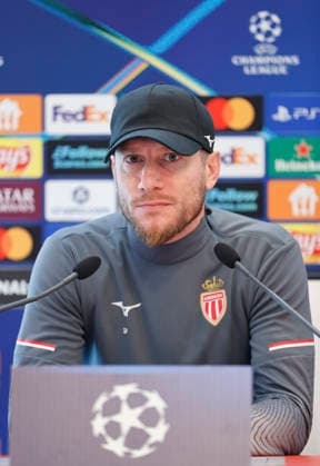 La Turbie, France February 16, 2026 UEFA Champions League 2025 26 AS Monaco Paris Saint Germain PSG Press Conference with Head Coach Sebastien Pocognoli UEFA Champions League 2025 26 AS Monaco vs PSG Paris