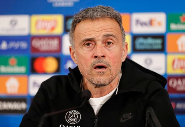 La Turbie, France February 16, 2026 UEFA Champions League 2025 26 AS Monaco Paris Saint Germain PSG Press Conference with PSG Head Coach Luis Enrique UEFA Champions League 2025 26 AS Monaco vs PSG Paris