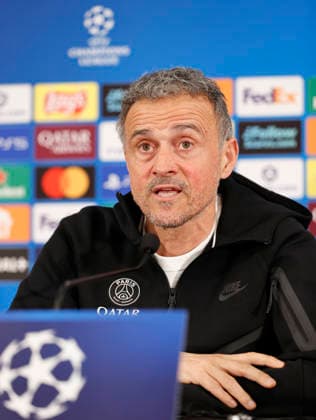 La Turbie, France February 16, 2026 UEFA Champions League 2025 26 AS Monaco Paris Saint Germain PSG Press Conference with PSG Head Coach Luis Enrique UEFA Champions League 2025 26 AS Monaco vs PSG Paris