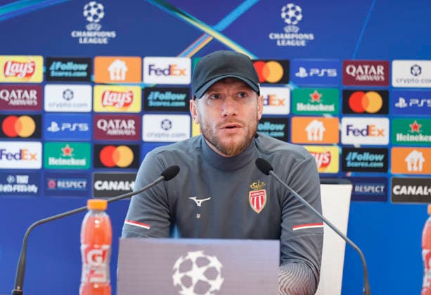 La Turbie, France February 16, 2026 UEFA Champions League 2025 26 AS Monaco Paris Saint Germain PSG Press Conference with Head Coach Sebastien Pocognoli UEFA Champions League 2025 26 AS Monaco vs PSG Paris