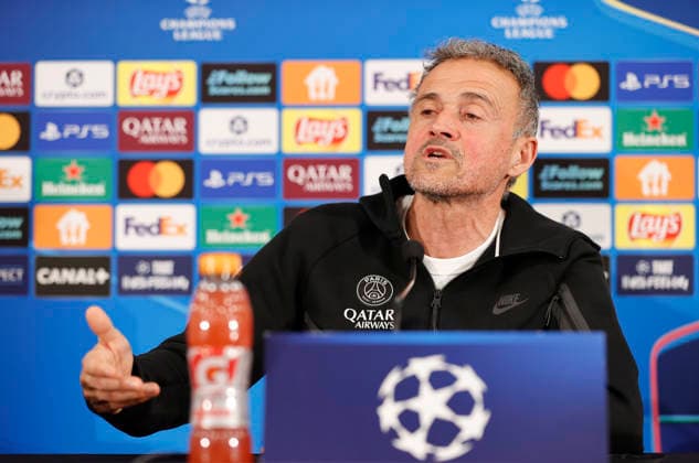 La Turbie, France February 16, 2026 UEFA Champions League 2025 26 AS Monaco Paris Saint Germain PSG Press Conference with PSG Head Coach Luis Enrique UEFA Champions League 2025 26 AS Monaco vs PSG Paris