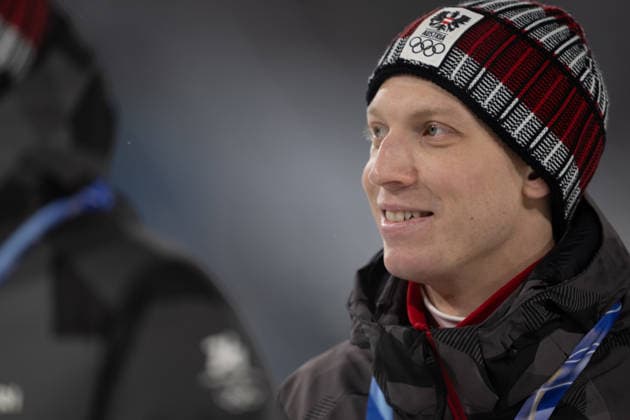 OLYMPICS - Winter Olympic Games, Olympische Spiele, Olympia, OS Milano Cortina 2026 PREDAZZO,ITALY,16.FEB.26 - OLYMPICS, Ski jumping, Skispringen, Ski, nordisch - Winter Olympic Games Milano Cortina 2026, large hill, Super Team, men, medal ceremony. Image shows Jan Hoerl (AUT)..  GEPAxpictures xOliverxLerch