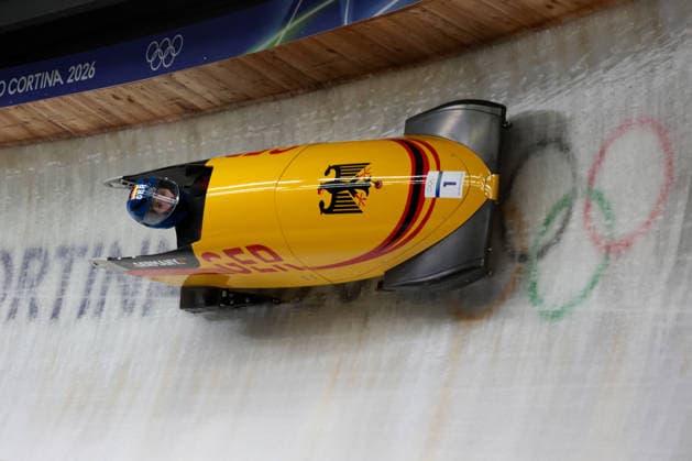 GIOCHI OLIMPICI - Olimpiadi Invernali Milano-Cortina 2026 - Bobsleigh Women s Laura Nolte from Germany competes during the Olympic Winter games, Winterspiele,Spiele, Summer games Milano-Cortina 2026, Bobsleigh Women s Monobob, Gold Medal race on February 16, 2026 at Cortina Sliding Center in Cortina d Ampezzo, Italy. Cortina D Ampezzo Italy  Copyright: xIPAxSport ABACAx