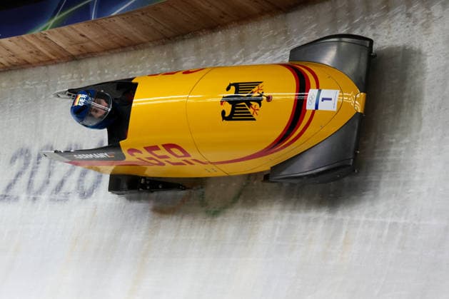 GIOCHI OLIMPICI - Olimpiadi Invernali Milano-Cortina 2026 - Bobsleigh Women s Laura Nolte from Germany competes during the Olympic Winter games, Winterspiele,Spiele, Summer games Milano-Cortina 2026, Bobsleigh Women s Monobob, Gold Medal race on February 16, 2026 at Cortina Sliding Center in Cortina d Ampezzo, Italy. Cortina D Ampezzo Italy  Copyright: xIPAxSport ABACAx