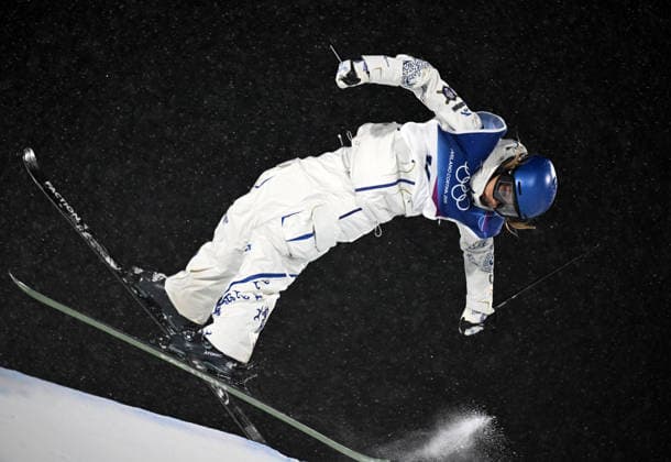 (260216) -- LIVIGNO, Feb. 16, 2026 -- Gu Ailing of China competes during the freestyle skiing women s freeski big air final at the Milan-Cortina 2026 Olympic Winter games, Winterspiele,Spiele, Summer games in Livigno, Italy, Feb. 16, 2026. ) (MICO2026)ITALY-LIVIGNO-OLYMPIC WINTER GAMES-FREESTYLE SKIING-WOMEN S BIG AIR-FINAL XiaxYifang 
