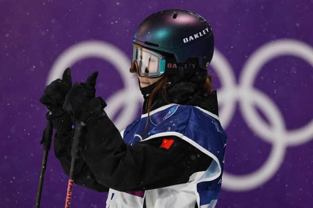 (260216) -- LIVIGNO, Feb. 16, 2026 -- Liu Mengting of China gestures during the freestyle skiing women s freeski big air final at the Milan-Cortina 2026 Olympic Winter games, Winterspiele,Spiele, Summer games in Livigno, Italy, Feb. 16, 2026. ) (MICO2026)ITALY-LIVIGNO-OLYMPIC WINTER GAMES-FREESTYLE SKIING-WOMEN S BIG AIR-FINAL WangxPeng 