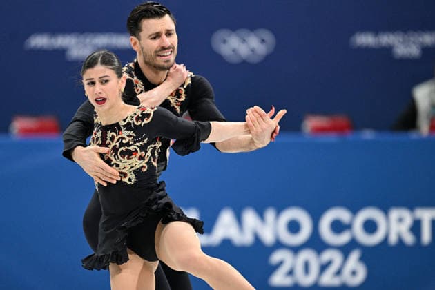 Winter Olympics - Pair Skating Free Figure skating, Eiskunstlauf Rebecca Ghilardi and partner Filippo Ambrosini of Team Italy compete during Pair Skating - Free Skating final on day ten of the Milano Cortina 2026 Winter Olympic Games, Olympische Spiele, Olympia, OS at Milano Ice Skating Arena on February 16, 2026 in Milan, Italy. Photo by JMP ABACAPRESS.COM Milan Italy  Copyright: xJMP ABACAx