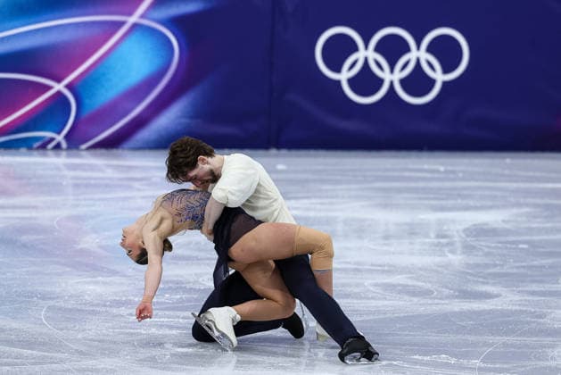 GIOCHI OLIMPICI - Olimpiadi Invernali Milano-Cortina 2026 - Figure skating, Eiskunstlauf - Pair Skating Sara Conti Niccolo Macii (ITA) during the Olympic Winter games, Winterspiele,Spiele, Summer games Milano-Cortina 2026, Pair Skating on February 16, 2026 at Milano Ice Skating Arena in Milan, Italy Cortina D Ampezzo Italy  Copyright: xIPAxSport ABACAx