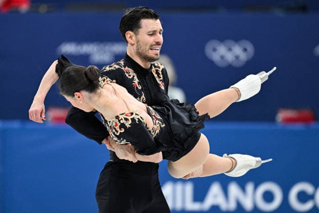 Winter Olympics - Pair Skating Free Figure skating, Eiskunstlauf Rebecca Ghilardi and partner Filippo Ambrosini of Team Italy compete during Pair Skating - Free Skating final on day ten of the Milano Cortina 2026 Winter Olympic Games, Olympische Spiele, Olympia, OS at Milano Ice Skating Arena on February 16, 2026 in Milan, Italy. Photo by JMP ABACAPRESS.COM Milan Italy  Copyright: xJMP ABACAx