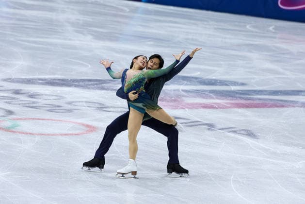 GIOCHI OLIMPICI - Olimpiadi Invernali Milano-Cortina 2026 - Figure skating, Eiskunstlauf - Pair Skating Wenjing Sui Cong Han (CHN) during the Olympic Winter games, Winterspiele,Spiele, Summer games Milano-Cortina 2026, Pair Skating on February 16, 2026 at Milano Ice Skating Arena in Milan, Italy Cortina D Ampezzo Italy  Copyright: xIPAxSport ABACAx