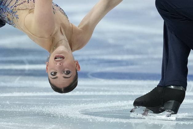 February 16, 2026, Milan, ITALY: Italy s Sara Conti and Niccolo Macii compete during the pairs free skate Figure skating, Eiskunstlauf event at the 2026 Winter Olympics, in Milan, on Monday, Feb. 16, 2026. Canada News - February 16, 2026  - ZUMAc35_ 20260216_zaf_c35_173 Copyright: xDarrylxDyckx