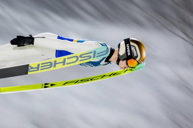 OLYMPICS - Winter Olympic Games, Olympische Spiele, Olympia, OS Milano Cortina 2026 PREDAZZO,ITALY,16.FEB.26 - OLYMPICS, Ski jumping, Skispringen, Ski, nordisch - Winter Olympic Games Milano Cortina 2026, large hill, Super Team, men. Image shows Kacper Tomasiak (POL).  GEPAxpictures xMatthiasxTrinkl