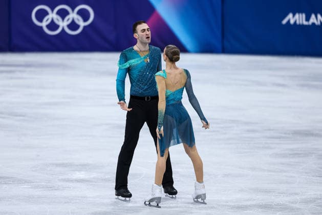 Anastasiia Metelkina Luka Berulava (GEO) during the Olympic Winter games, Winterspiele,Spiele, Summer games Milano-Cortina 2026, Pair Skating on February 16, 2026 at Milano Ice Skating Arena in Milan, Italy  Copyright: xFabrizioxCarabelli IPAxSportx xipa-agency.netx xx IPA_71621771 IPA_Agency_IPA71621771